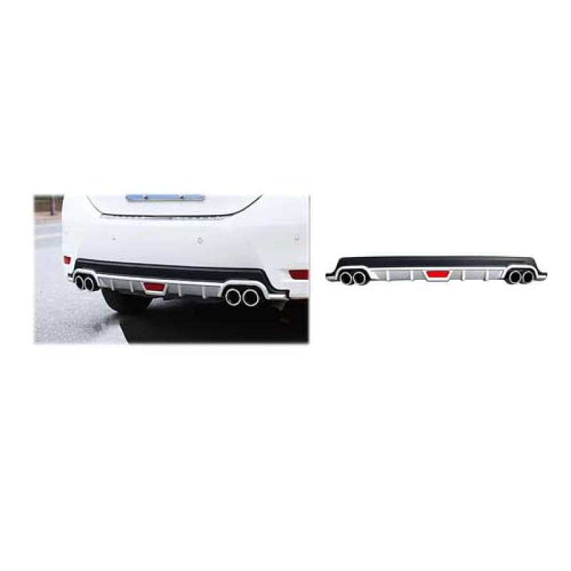 COROLLA 14/18 ÇİFT ÇIKIŞ GRİ DİFÜZÖR