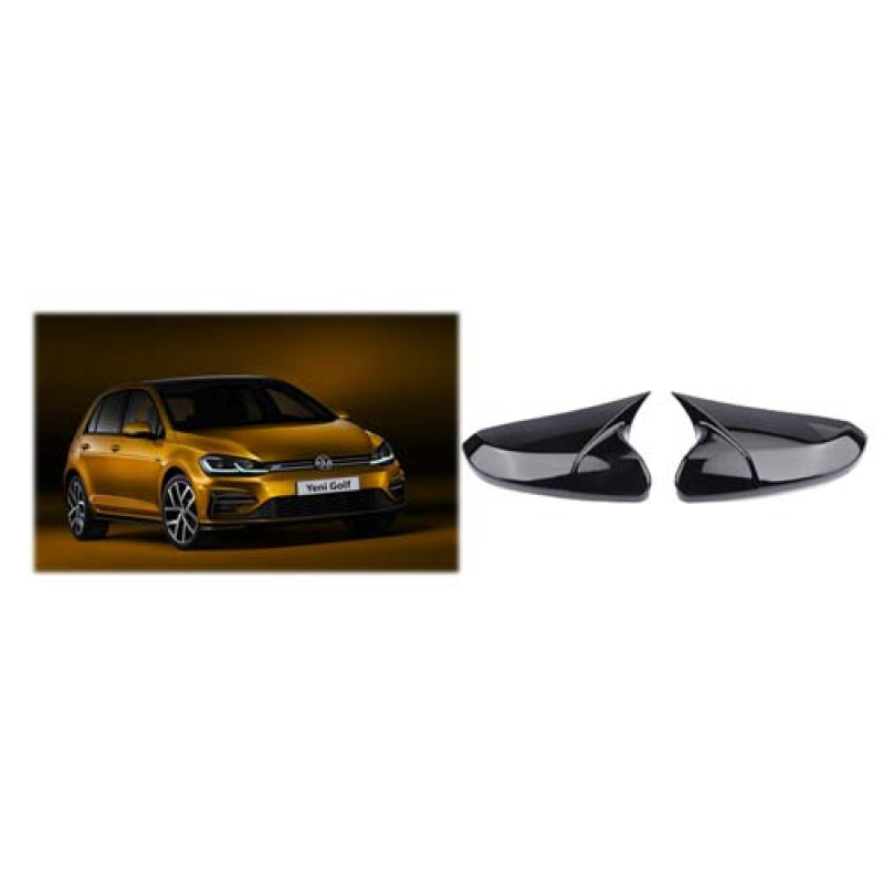 VOLKSWAGEN - GOLF-6 İTHAL PARLAK SİYAH AYNA KAPAĞI
