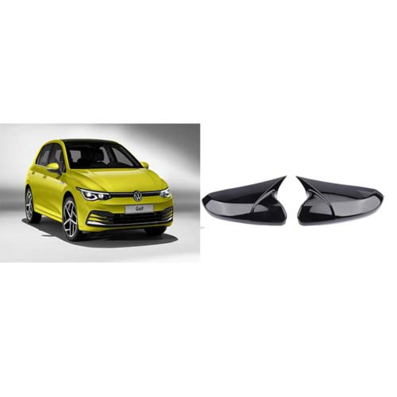 VOLKSWAGEN - GOLF-8 İTHAL PARLAK SİYAH AYNA KAPAĞI