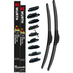 WÜRTH 9 APARATLI ARAÇ SİLECEĞİ PLUS 500MM 20'' WÜRTH