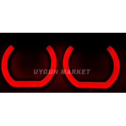 IQ ELEKTRONİK F SERİ 135 MM 2'Lİ SET U TİPİ KIRMIZI ANGEL HALKA