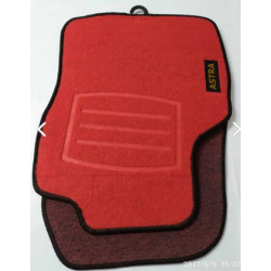 GENEL MARKA ASTRA G KIRMIZI HALI PASPAS (SİYAH KENARLI)