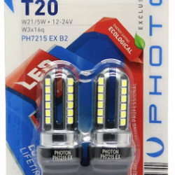 PHOTON T20 W21/5W EXCLUSIVE 12V-24V LED (2'Lİ BLİSTER)