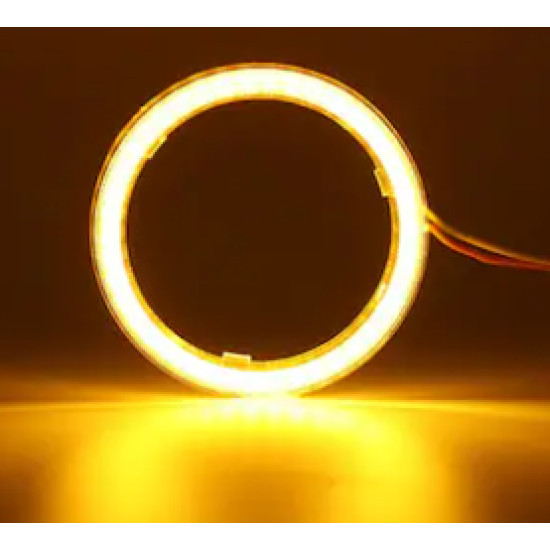 IQ ELEKTRONİK 88-125 MM 4'LÜ SET YUVARLAK SARI ANGEL HALKA