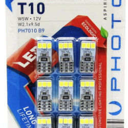 PHOTON T10 W5W 12V 10SMD LED (9'LU BLISTER)
