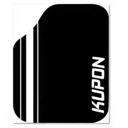 GENEL MARKA DEKOR PASPAS KUPON SİYAH 4'LÜ SET