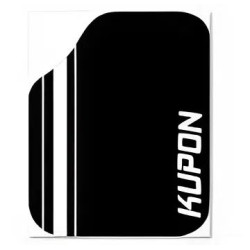 GENEL MARKA DEKOR PASPAS KUPON SİYAH 4'LÜ SET