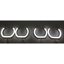 IQ ELEKTRONİK PEUGEOT 307 2001/2005 U/L 100-120 MM 4'LÜ SET BEYAZ ANGEL HALKA