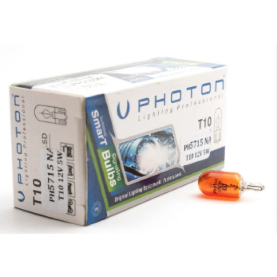 PHOTON T10 12V W5W DİPSİZ AMBER