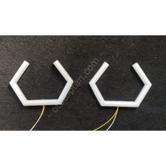 IQ ELEKTRONİK W SERİSİ 100 MM 2'Lİ SET KIRMIZI ANGEL HALKA