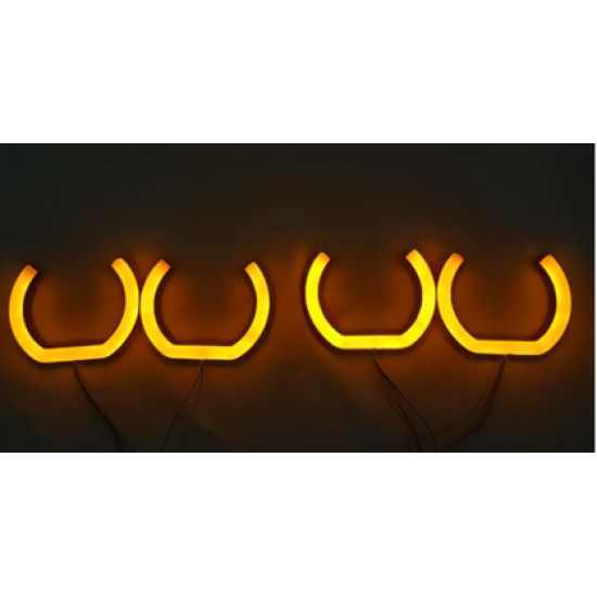 IQ ELEKTRONİK F SERİ 100-135 MM 4'LÜ SET U TİPİ SARI ANGEL HALKA