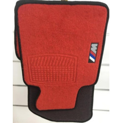 GENEL MARKA BMW E46 KIRMIZI HALI PASPAS (SİYAH KENARLI)