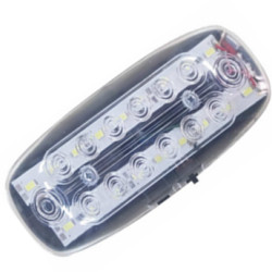 IQ ELEKTRONİK DUAL TAVAN LEDİ BEYAZ OVAL (12V - 15 CM)