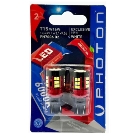 PHOTON T15 W16W 12-24V 39 LED EXCLUSIVE (2'Lİ BLISTER)