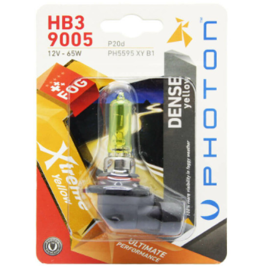 PHOTON HB3 9005 12V 65W XTREME YELLOW