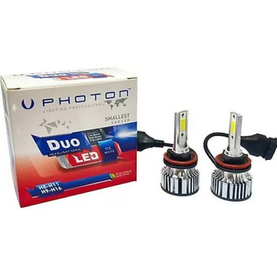 PHOTON DUO H8/H9/H11/H16 12-24V LED HEADLIGHT