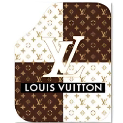 GENEL MARKA DEKOR PASPAS LOUİS VUITTON ÇİFT RENK 4'LÜ SET