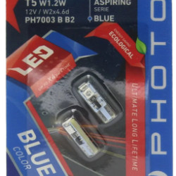 PHOTON T5 12V W1.2W MAVİ 3 SMD LED (2'Lİ BLISTER)