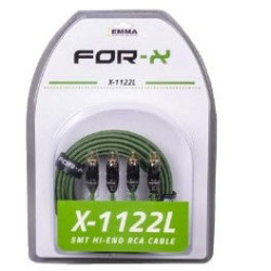 FOR-X RCA BAKIR 2 KABLO 5 METRE FOR-X