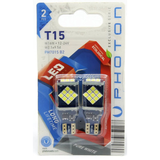 PHOTON T15 W16W 12-24V 24 LED EXCLUSIVE SERIE (2'Lİ BLISTER)