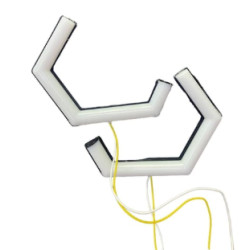 IQ ELEKTRONİK G SERİSİ 100 MM 2'Lİ SET KIRMIZI ANGEL HALKA