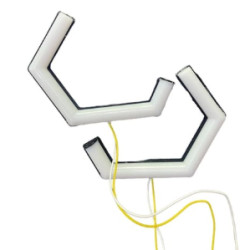 IQ ELEKTRONİK G SERİSİ 100 MM 2'Lİ SET KIRMIZI ANGEL HALKA