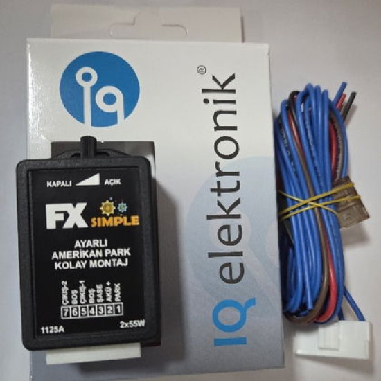 IQ ELEKTRONİK FX PLUS SİMPLE AYARLI AMERİKAN PARK MODÜLÜ IQ