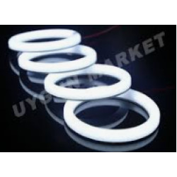 IQ ELEKTRONİK VW GOLF 6 105-125 YUVARLAK 4'LÜ SET BEYAZ ANGEL HALKA