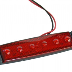 IQ ELEKTRONİK PARMAK LED KIRMIZI (12V - 10 CM - 6 LED)