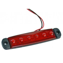 IQ ELEKTRONİK PARMAK LED KIRMIZI (12V - 10 CM - 6 LED)