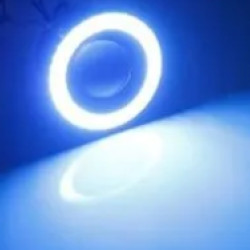 IQ ELEKTRONİK SİS FARI MERCEKLİ 89MM MAVİ ANGEL