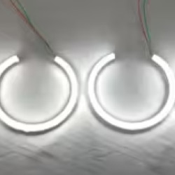 IQ ELEKTRONİK 88-100 MM 4'LÜ SET YUVARLAK BEYAZ ANGEL HALKA