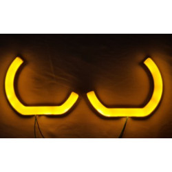 IQ ELEKTRONİK U/L 105-125 MM 4'LÜ SET SARI ANGEL HALKA