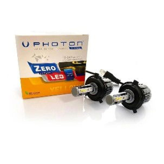 PHOTON ZERO H4 XTREME YELLOW FANSIZ LED 12V-24V