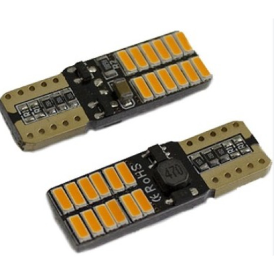 IQ ELEKTRONİK T10 24 LED PARK AMPULÜ TURUNCU IQ