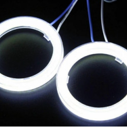 IQ ELEKTRONİK 125 MM 2'Lİ SET YUVARLAK BEYAZ ANGEL HALKA