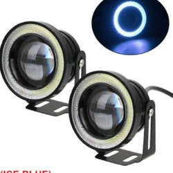 IQ ELEKTRONİK SİS FARI MERCEKLİ 76MM BUZ MAVİ ANGEL