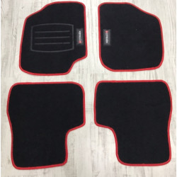 GENEL MARKA CİTROEN SİYAH HALI PASPAS (KIRMIZI KENARLI)