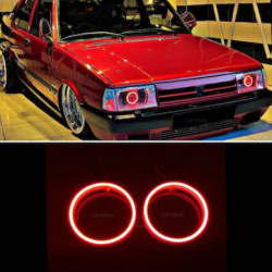 IQ ELEKTRONİK 75 MM 2'Lİ SET YUVARLAK KIRMIZI ANGEL HALKA