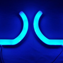 IQ ELEKTRONİK F SERİ 120 MM 2'Lİ SET U TİPİ MAVİ ANGEL HALKA