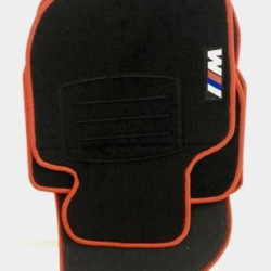 GENEL MARKA BMW E36 SİYAH HALI PASPAS (KIRMIZI KENARLI)