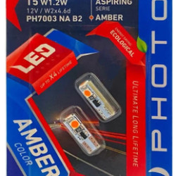PHOTON T5 12V W1.2W AMBER 3 SMD LED (2'Lİ BLISTER)