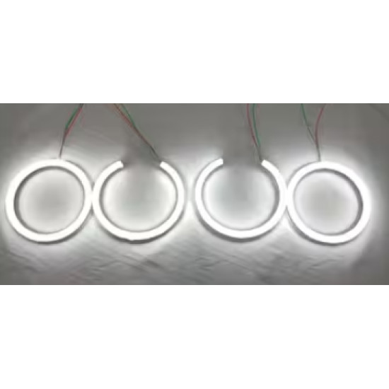 IQ ELEKTRONİK 75-105 MM 4'LÜ SET YUVARLAK BEYAZ ANGEL HALKA