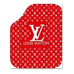 GENEL MARKA DEKOR PASPAS LOUIS VUITTON KIRMIZI 4'LÜ SET