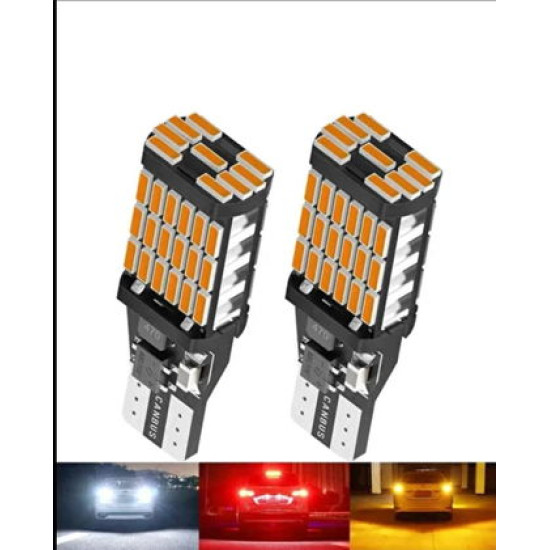 IQ ELEKTRONİK T15 12V WY16W 45 LED TURUNCU DİPSİZ LED AMPUL