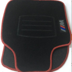 GENEL MARKA BMW E92 SİYAH HALI PASPAS (KIRMIZI KENARLI)