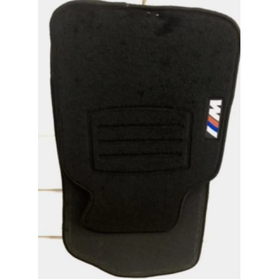 GENEL MARKA BMW E46 SİYAH HALI PASPAS (KIRMIZI KENARLI)