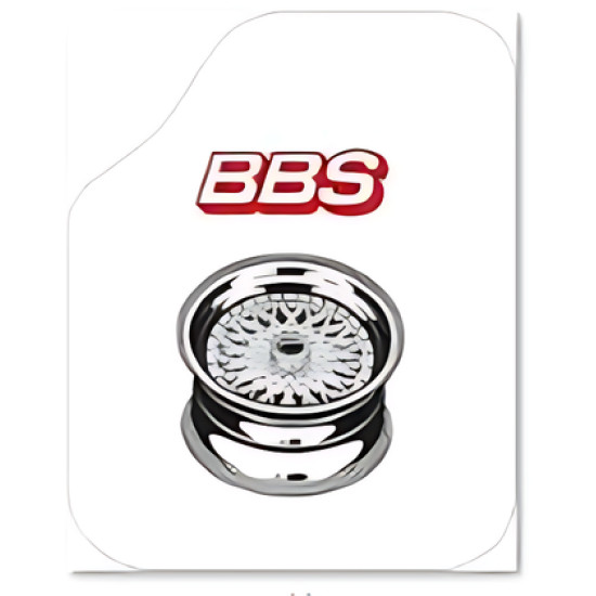 GENEL MARKA DEKOR PASPAS BEYAZ BBS 4'LÜ SET