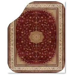 GENEL MARKA DEKOR PASPAS HALI DESNLİ AÇIK RENK 4'LÜ SET