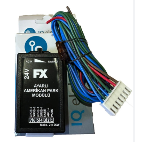 IQ ELEKTRONİK FX AYARLI AMERİKAN PARK MODÜLÜ 24V IQ